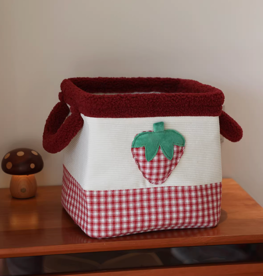 SoftNest Fabric Cartoon Storage Basket
