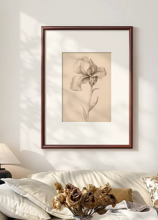 Maison Fleur Vintage Floral Wall Canvas