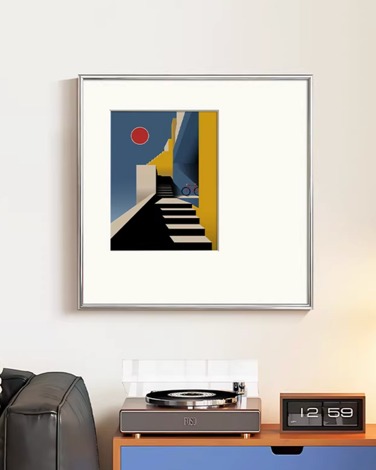 Reflective Atelier Artistic Mirror Wall Canvas