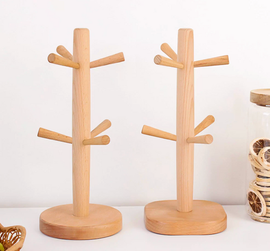 Beechwood Treeform Hanging Mug Display Stand