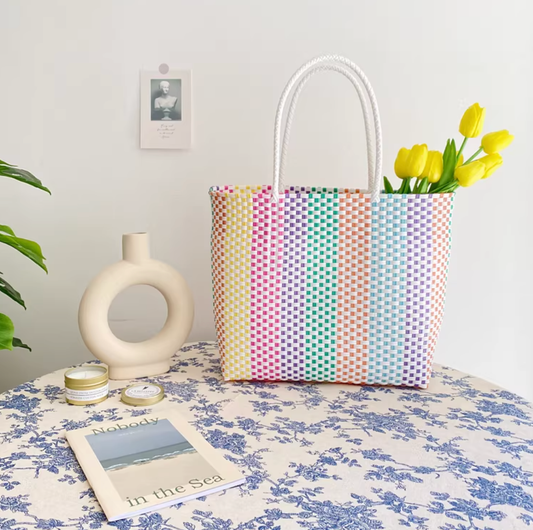 Seoul Weave Artisan Market Shoulder Tote