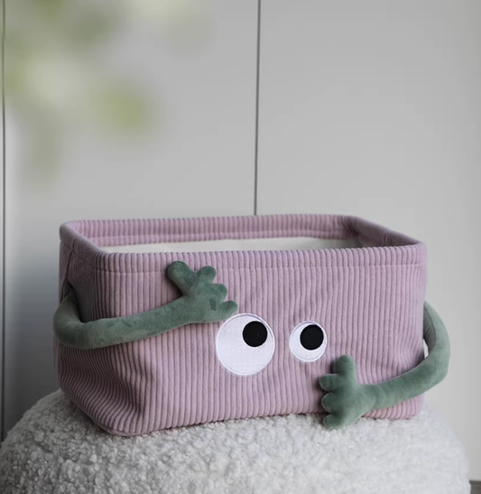 FoldNest Washable Cartoon Storage Bin