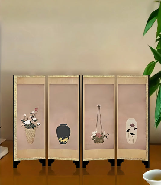 Song Dynasty Elegance Decorative Screen Art Panel