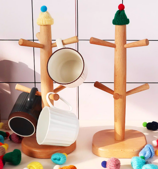 Beechwood Treeform Hanging Mug Display Stand