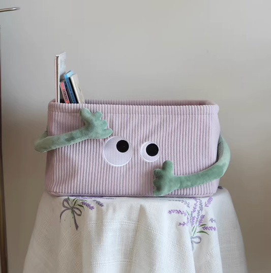 FoldNest Washable Cartoon Storage Bin